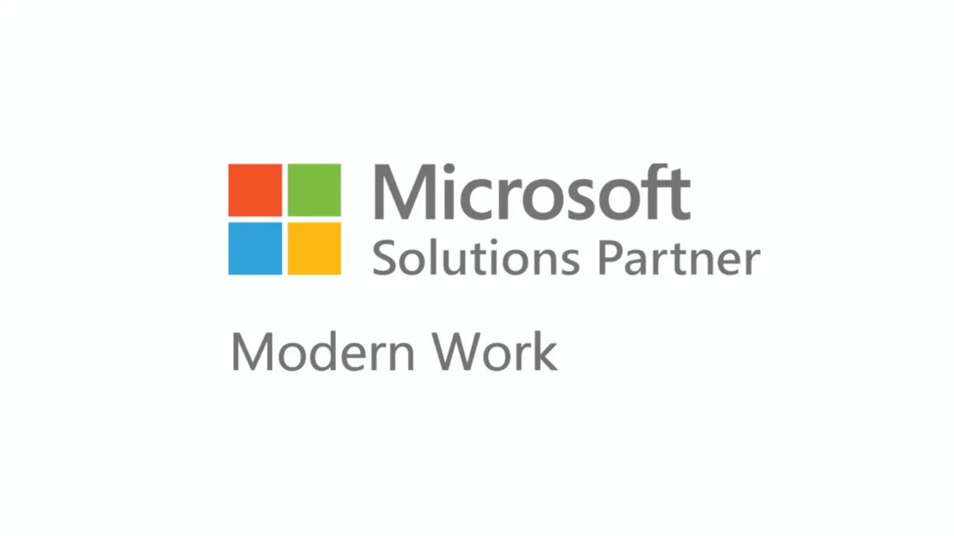 Microsoft Solutions Partner - Modern Work